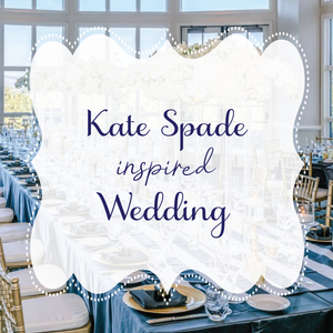 Kate Spade Inspired Wedding