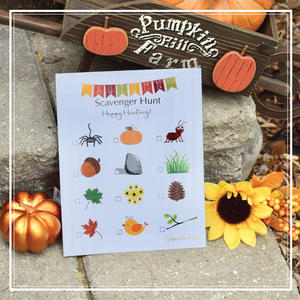 Free thanksgiving scavenger hunt for toddlers