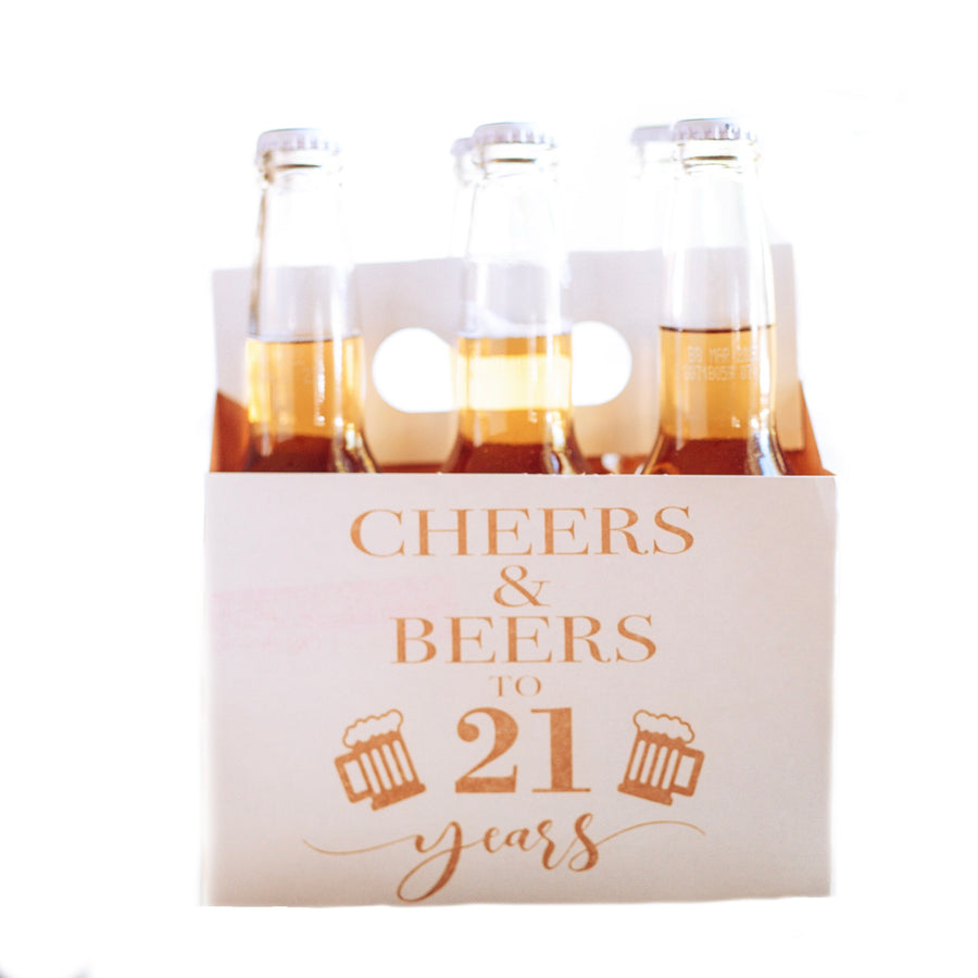 Cheers and Beers to 21 Years party supplies