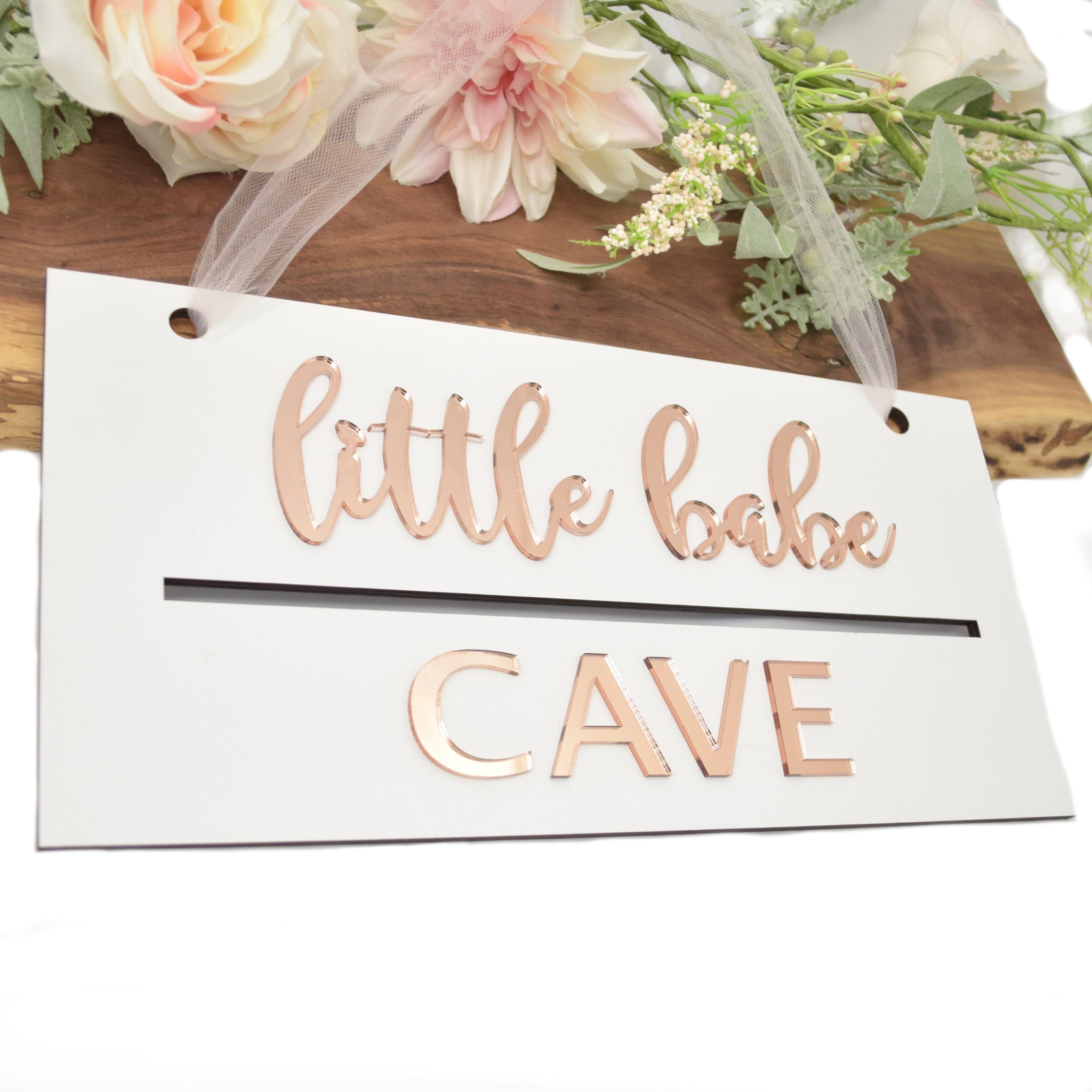 Little Wildflower Acrylic Baby Shower Sign, Baby Shower Wildflower Decor