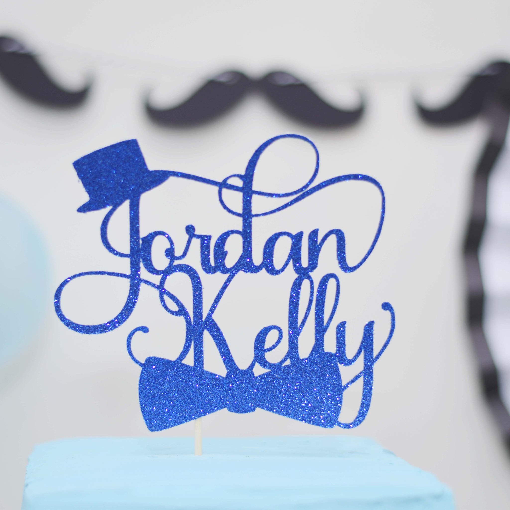 Little Man Baby Shower with Mustache Edible Cake Topper Image Customiz – A  Birthday Place