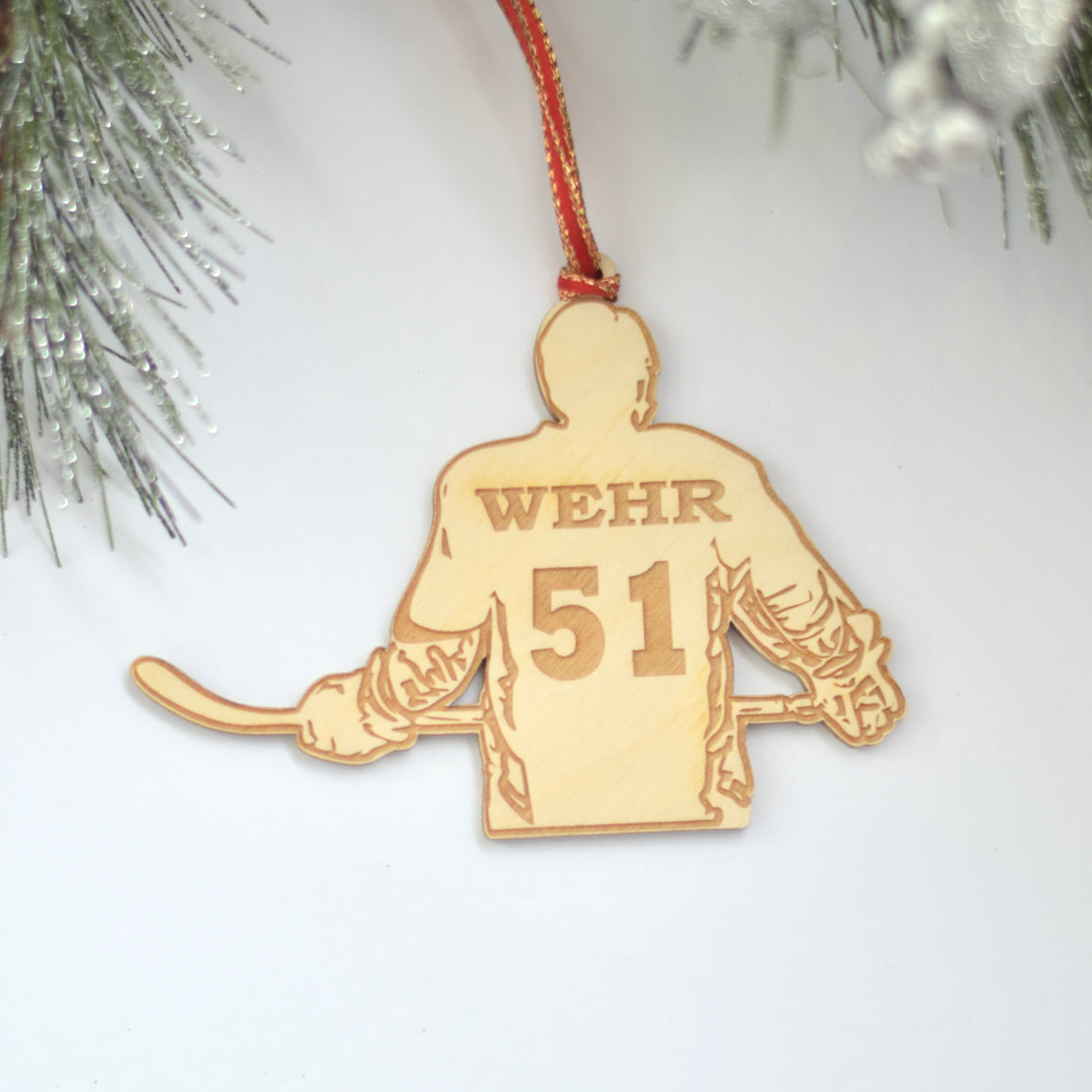Personalized Hockey Ornament for Hockey Gifts