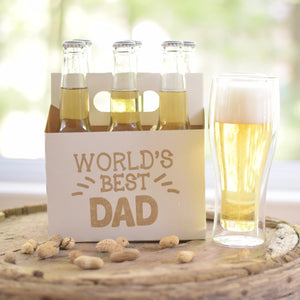 World's Best Dad Beer Carrier for Father's Day Gift