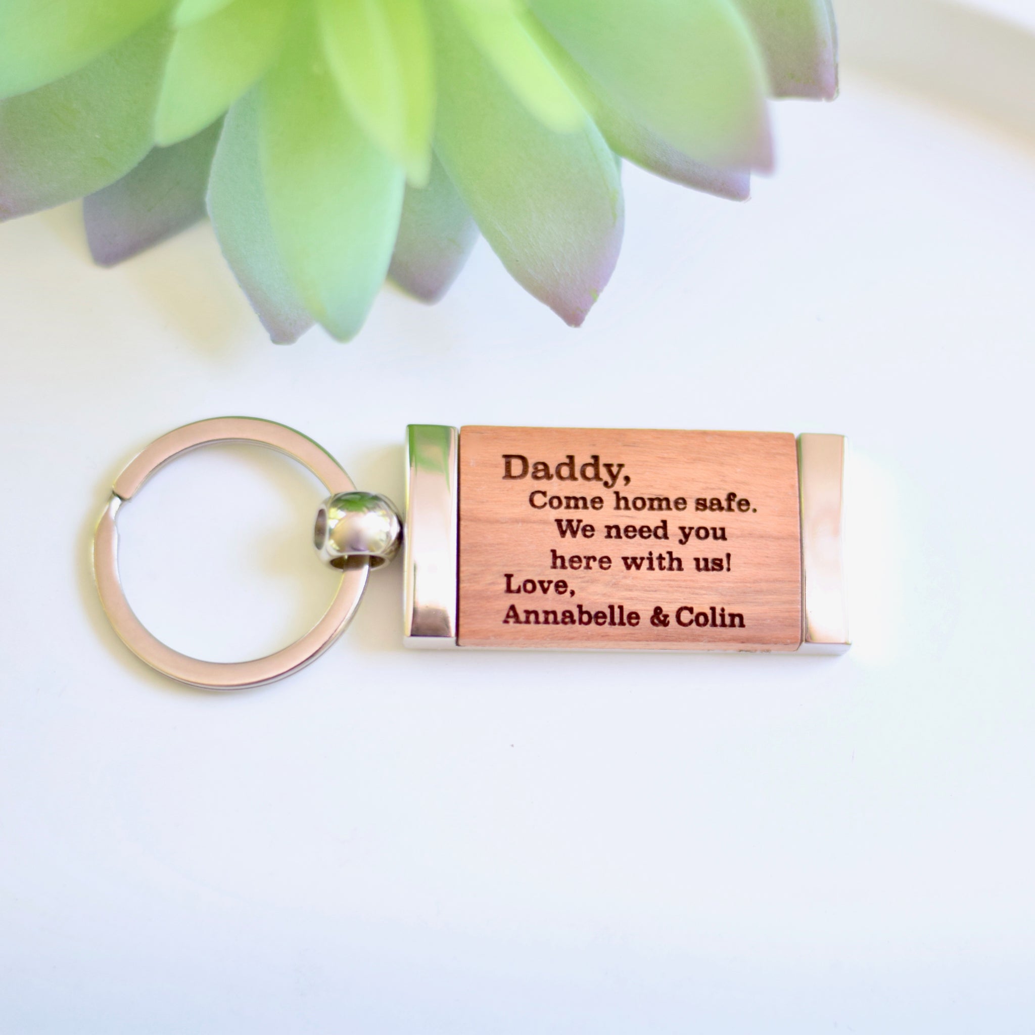 Dad Keychain for Father's Day Gift, New Dad Gift, First Father's Day -  Sugar Crush Co.