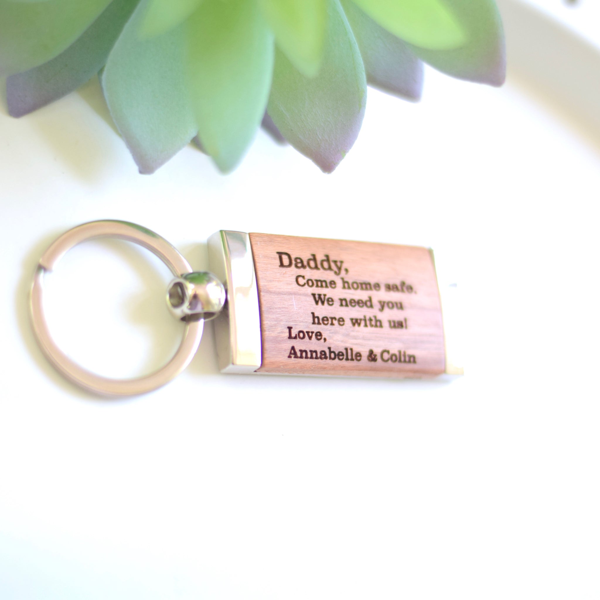 Dad Keychain for Father's Day Gift, New Dad Gift, First Father's Day -  Sugar Crush Co.