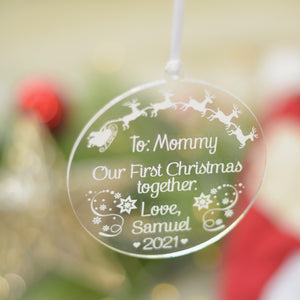 New Mom Gift Personalized Ornament