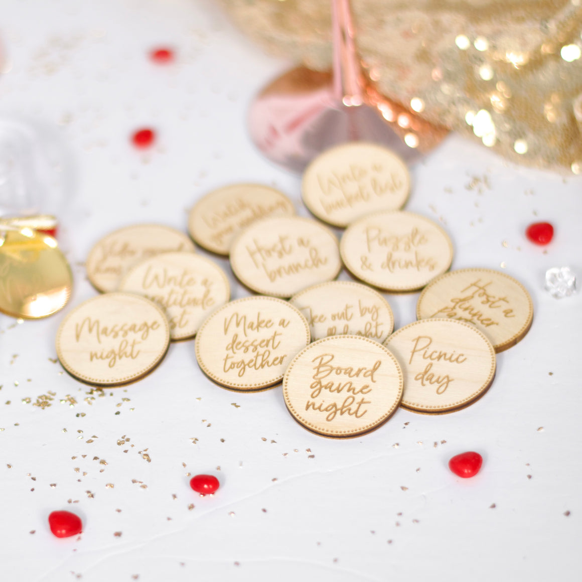 Date Night Tokens for Valentine's Day Gifts for Her