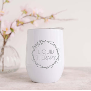 Liquid Therapy Wine Tumbler, Gift for Her, Gift Ideas for Best Friend