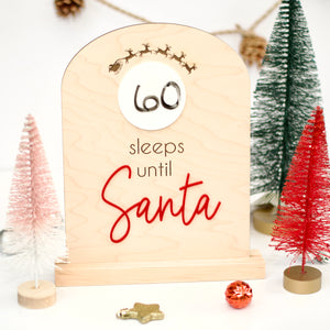 Christmas Countdown, Personalized Advent Calendar, Countdown to Santa