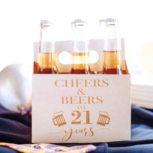 Cheers and Beers to 21 Years party supplies