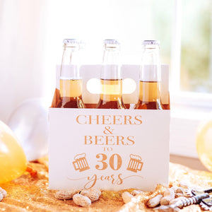Cheers and beers to 30 years beer gift
