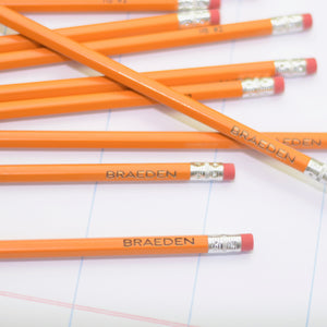 Personalized Pencils for Back to School