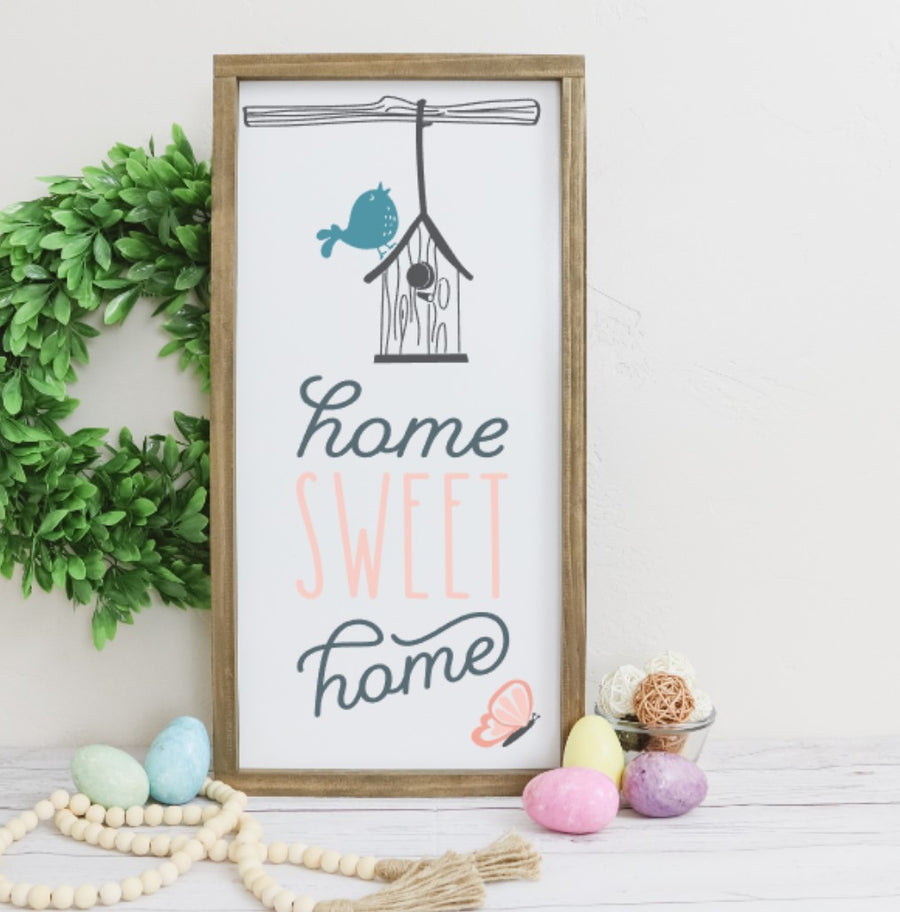 March 11 - DIY Spring Painting - Home Sweet Home Vertical Framed Sign