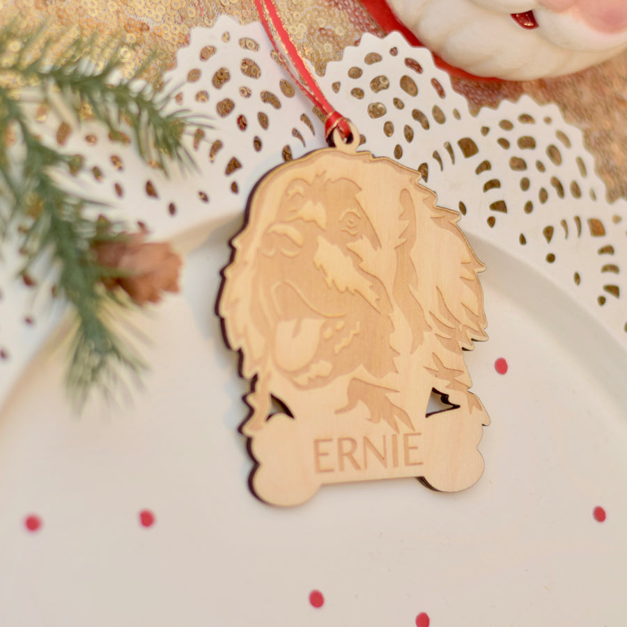 Personalized leonberger ornament for Christmas Tree
