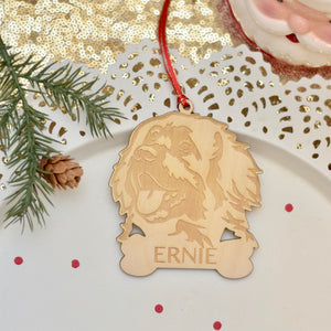 Personalized leonberger ornament for Christmas Tree