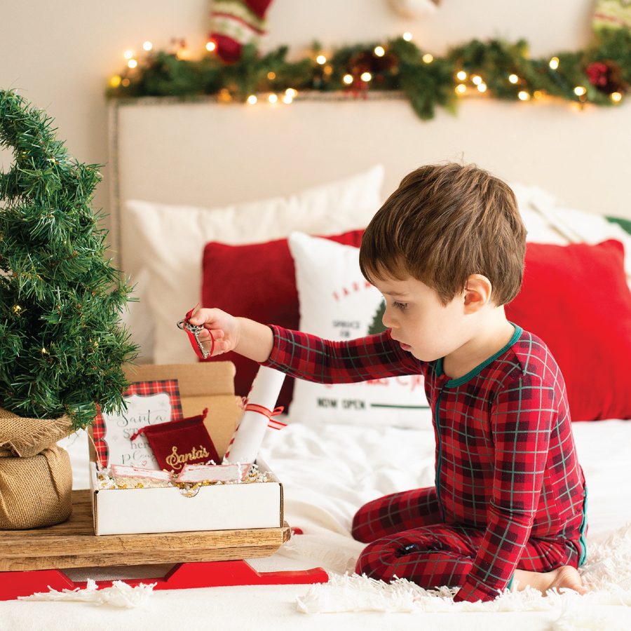 Christmas Eve box with Santa's magic key nice list certificate and reindeer food