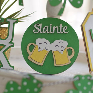 DIY KIT - St Patricks Day Decorations for Tiered Tray and Decorative Shelves